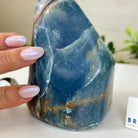 Polished Freeform Blue Onyx Gemstone, 2.2 lbs & 4.4” Tall #3301BX - 006 - Brazil GemsBrazil GemsPolished Freeform Blue Onyx Gemstone, 2.2 lbs & 4.4” Tall #3301BX - 006Freeform & Unique Shapes3301BX - 006