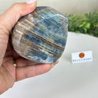 Polished Freeform Blue Onyx Gemstone, 2.2 lbs & 4.4” Tall #3301BX - 006 - Brazil GemsBrazil GemsPolished Freeform Blue Onyx Gemstone, 2.2 lbs & 4.4” Tall #3301BX - 006Freeform & Unique Shapes3301BX - 006