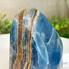 Polished Freeform Blue Onyx Gemstone, 2.2 lbs & 4.4” Tall #3301BX - 006 - Brazil GemsBrazil GemsPolished Freeform Blue Onyx Gemstone, 2.2 lbs & 4.4” Tall #3301BX - 006Freeform & Unique Shapes3301BX - 006