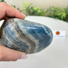 Polished Freeform Blue Onyx Gemstone, 2.5 lbs & 4.5” Tall #3301BX - 007 - Brazil GemsBrazil GemsPolished Freeform Blue Onyx Gemstone, 2.5 lbs & 4.5” Tall #3301BX - 007Freeform & Unique Shapes3301BX - 007