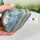Polished Freeform Blue Onyx Gemstone, 2.5 lbs & 4.5” Tall #3301BX - 007 - Brazil GemsBrazil GemsPolished Freeform Blue Onyx Gemstone, 2.5 lbs & 4.5” Tall #3301BX - 007Freeform & Unique Shapes3301BX - 007