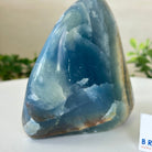 Polished Freeform Blue Onyx Gemstone, 2.5 lbs & 4.5” Tall #3301BX - 007 - Brazil GemsBrazil GemsPolished Freeform Blue Onyx Gemstone, 2.5 lbs & 4.5” Tall #3301BX - 007Freeform & Unique Shapes3301BX - 007