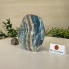 Polished Freeform Blue Onyx Gemstone, 2.5 lbs & 4.5” Tall #3301BX - 007 - Brazil GemsBrazil GemsPolished Freeform Blue Onyx Gemstone, 2.5 lbs & 4.5” Tall #3301BX - 007Freeform & Unique Shapes3301BX - 007