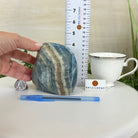 Polished Freeform Blue Onyx Gemstone, 2.5 lbs & 4.5” Tall #3301BX - 007 - Brazil GemsBrazil GemsPolished Freeform Blue Onyx Gemstone, 2.5 lbs & 4.5” Tall #3301BX - 007Freeform & Unique Shapes3301BX - 007