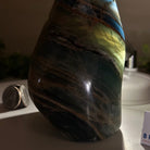 Polished Freeform Blue Onyx Gemstone, 3 lbs & 6.7” Tall #3301BX - 008 - Brazil GemsBrazil GemsPolished Freeform Blue Onyx Gemstone, 3 lbs & 6.7” Tall #3301BX - 008Freeform & Unique Shapes3301BX - 008