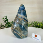Polished Freeform Blue Onyx Gemstone, 3 lbs & 6.7” Tall #3301BX - 008 - Brazil GemsBrazil GemsPolished Freeform Blue Onyx Gemstone, 3 lbs & 6.7” Tall #3301BX - 008Freeform & Unique Shapes3301BX - 008