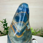 Polished Freeform Blue Onyx Gemstone, 3 lbs & 6.7” Tall #3301BX - 008 - Brazil GemsBrazil GemsPolished Freeform Blue Onyx Gemstone, 3 lbs & 6.7” Tall #3301BX - 008Freeform & Unique Shapes3301BX - 008