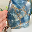 Polished Freeform Blue Onyx Gemstone, 5.5 lbs & 6.3” Tall #3301BX - 009 - Brazil GemsBrazil GemsPolished Freeform Blue Onyx Gemstone, 5.5 lbs & 6.3” Tall #3301BX - 009Freeform & Unique Shapes3301BX - 009