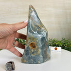 Polished Freeform Blue Onyx Gemstone, 7.1 lbs & 8.2” Tall #3301BX - 010 - Brazil GemsBrazil GemsPolished Freeform Blue Onyx Gemstone, 7.1 lbs & 8.2” Tall #3301BX - 010Freeform & Unique Shapes3301BX - 010