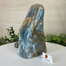 Polished Freeform Blue Onyx Gemstone, 7.1 lbs & 8.2” Tall #3301BX - 010 - Brazil GemsBrazil GemsPolished Freeform Blue Onyx Gemstone, 7.1 lbs & 8.2” Tall #3301BX - 010Freeform & Unique Shapes3301BX - 010