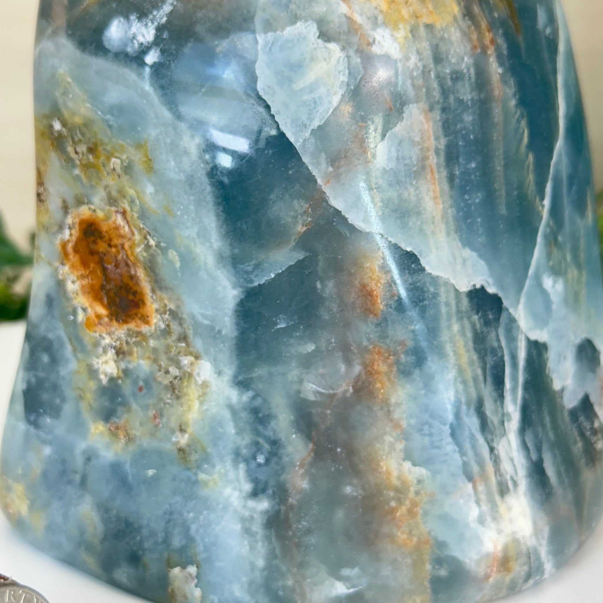 Polished Freeform Blue Onyx Gemstone, 7.1 lbs & 8.2” Tall #3301BX - 010 - Brazil GemsBrazil GemsPolished Freeform Blue Onyx Gemstone, 7.1 lbs & 8.2” Tall #3301BX - 010Freeform & Unique Shapes3301BX - 010