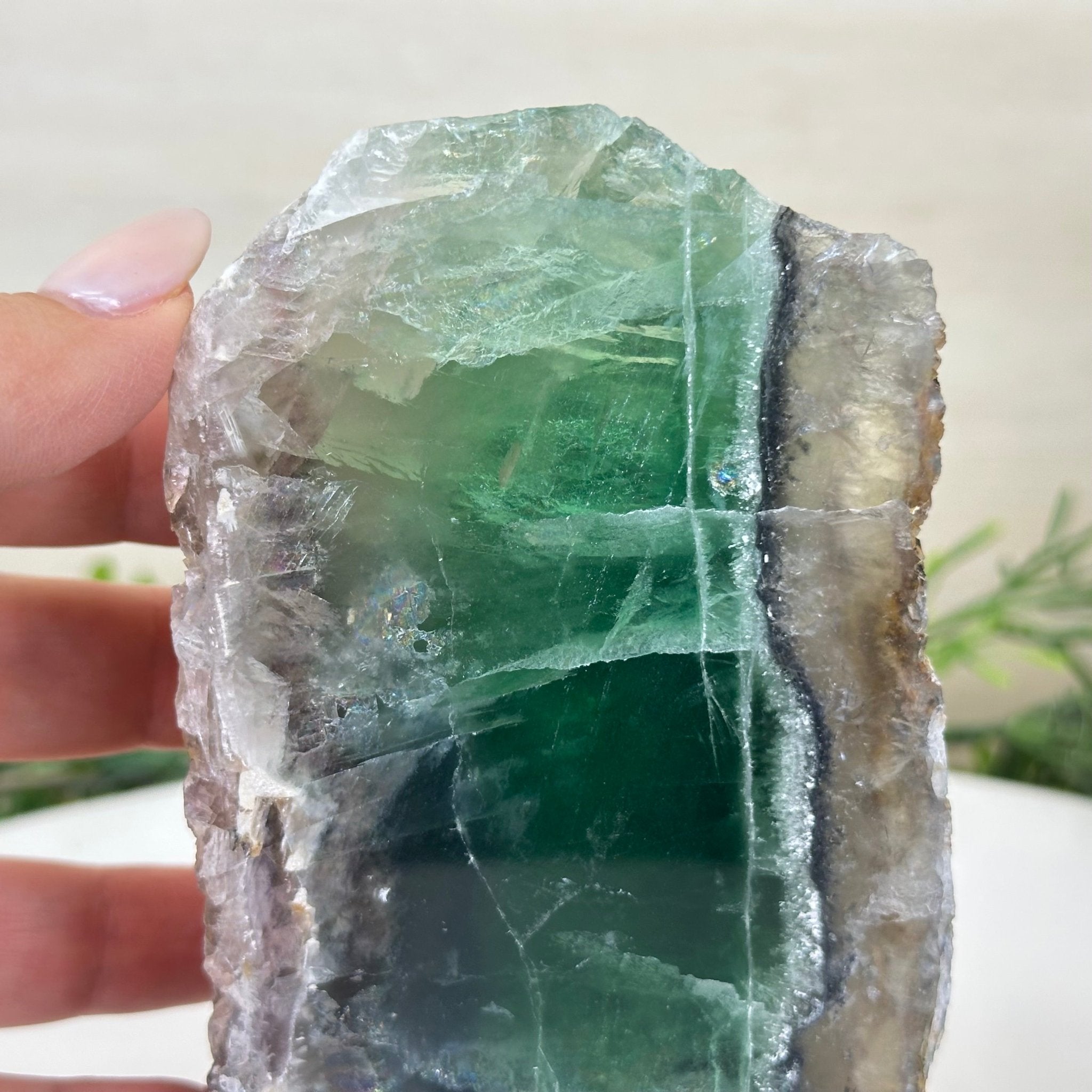 Polished Freeform Fluorite Gemstone, 2.8 lbs & 5.8” Tall #3303FL - 001 - Brazil GemsBrazil GemsPolished Freeform Fluorite Gemstone, 2.8 lbs & 5.8” Tall #3303FL - 001Freeform & Unique Shapes3303FL - 001