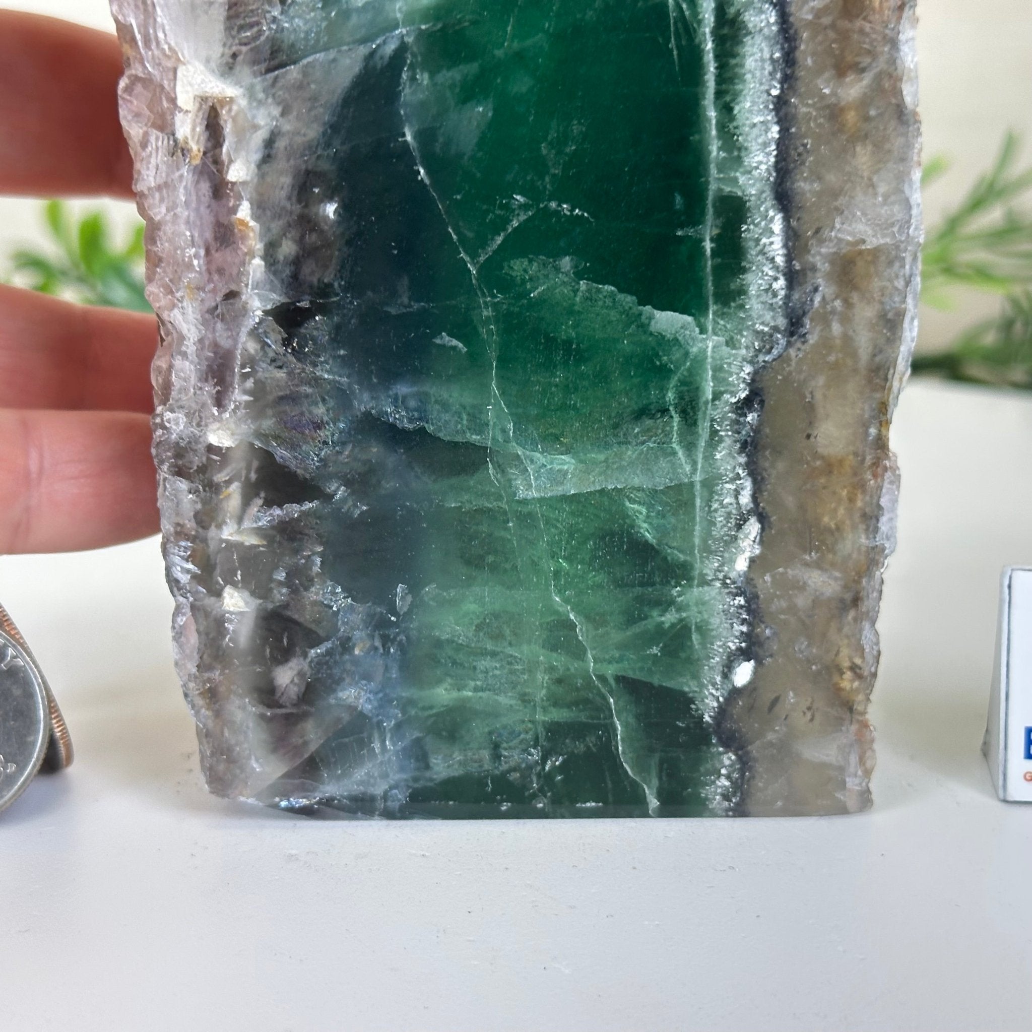 Polished Freeform Fluorite Gemstone, 2.8 lbs & 5.8” Tall #3303FL - 001 - Brazil GemsBrazil GemsPolished Freeform Fluorite Gemstone, 2.8 lbs & 5.8” Tall #3303FL - 001Freeform & Unique Shapes3303FL - 001