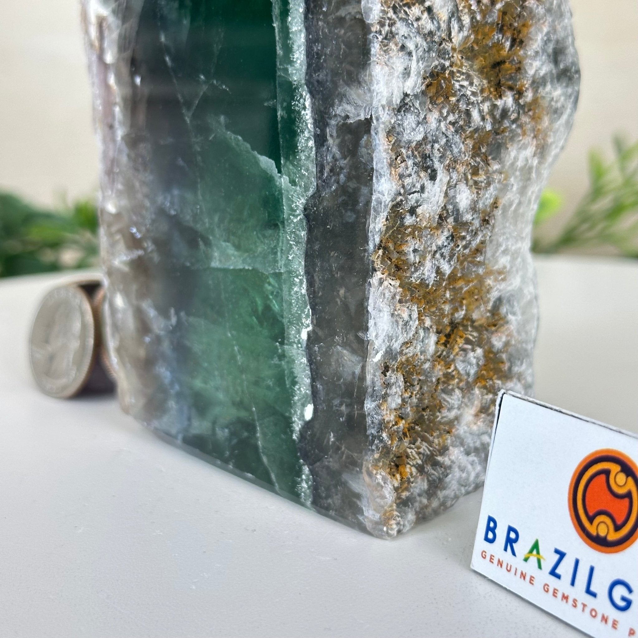 Polished Freeform Fluorite Gemstone, 2.8 lbs & 5.8” Tall #3303FL - 001 - Brazil GemsBrazil GemsPolished Freeform Fluorite Gemstone, 2.8 lbs & 5.8” Tall #3303FL - 001Freeform & Unique Shapes3303FL - 001