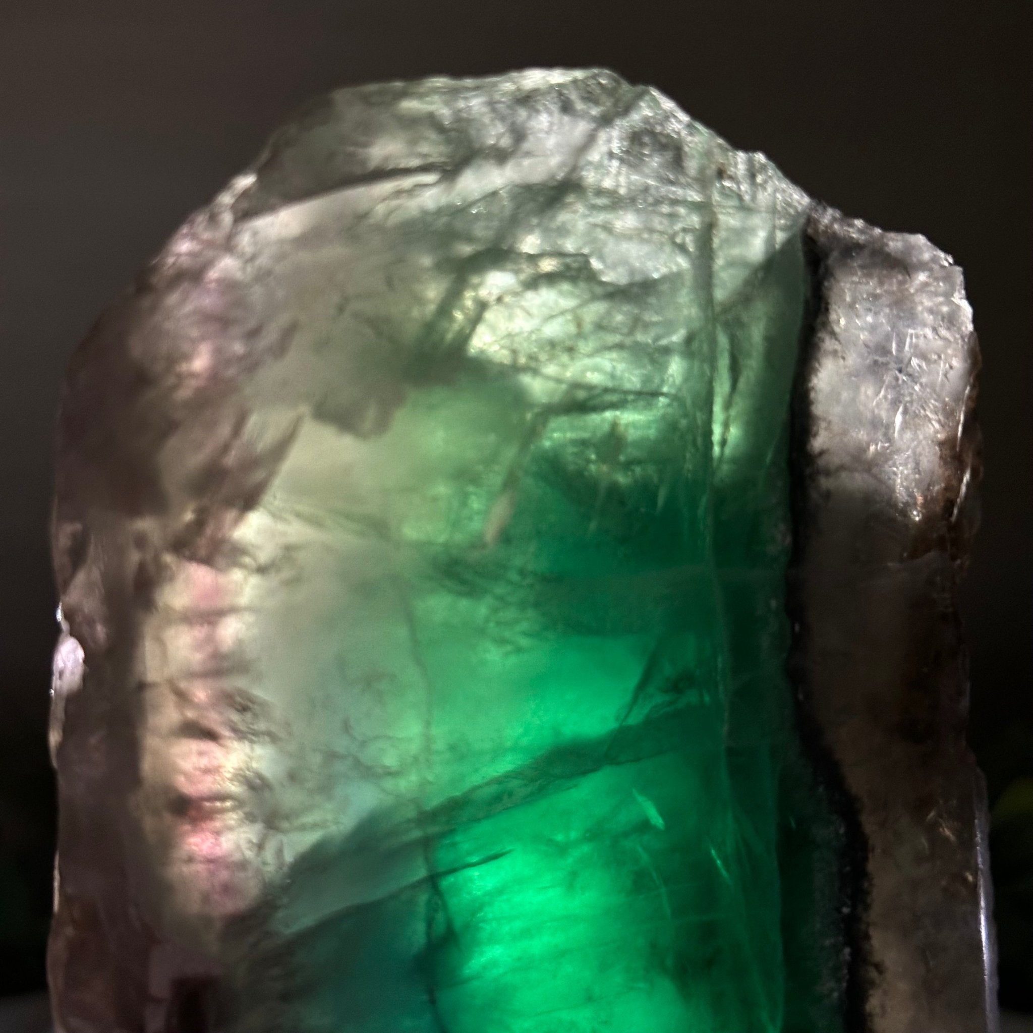 Polished Freeform Fluorite Gemstone, 2.8 lbs & 5.8” Tall #3303FL - 001 - Brazil GemsBrazil GemsPolished Freeform Fluorite Gemstone, 2.8 lbs & 5.8” Tall #3303FL - 001Freeform & Unique Shapes3303FL - 001
