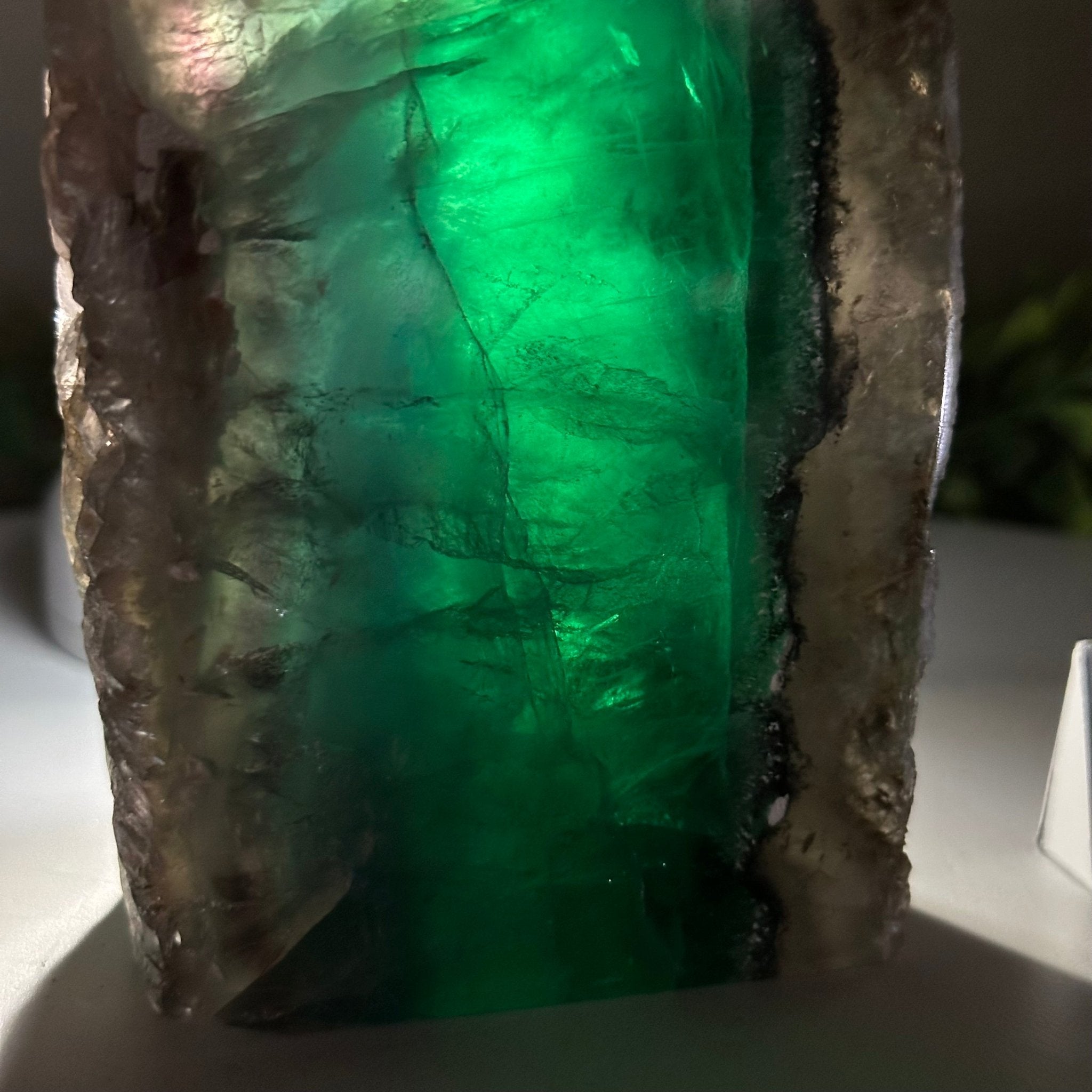 Polished Freeform Fluorite Gemstone, 2.8 lbs & 5.8” Tall #3303FL - 001 - Brazil GemsBrazil GemsPolished Freeform Fluorite Gemstone, 2.8 lbs & 5.8” Tall #3303FL - 001Freeform & Unique Shapes3303FL - 001