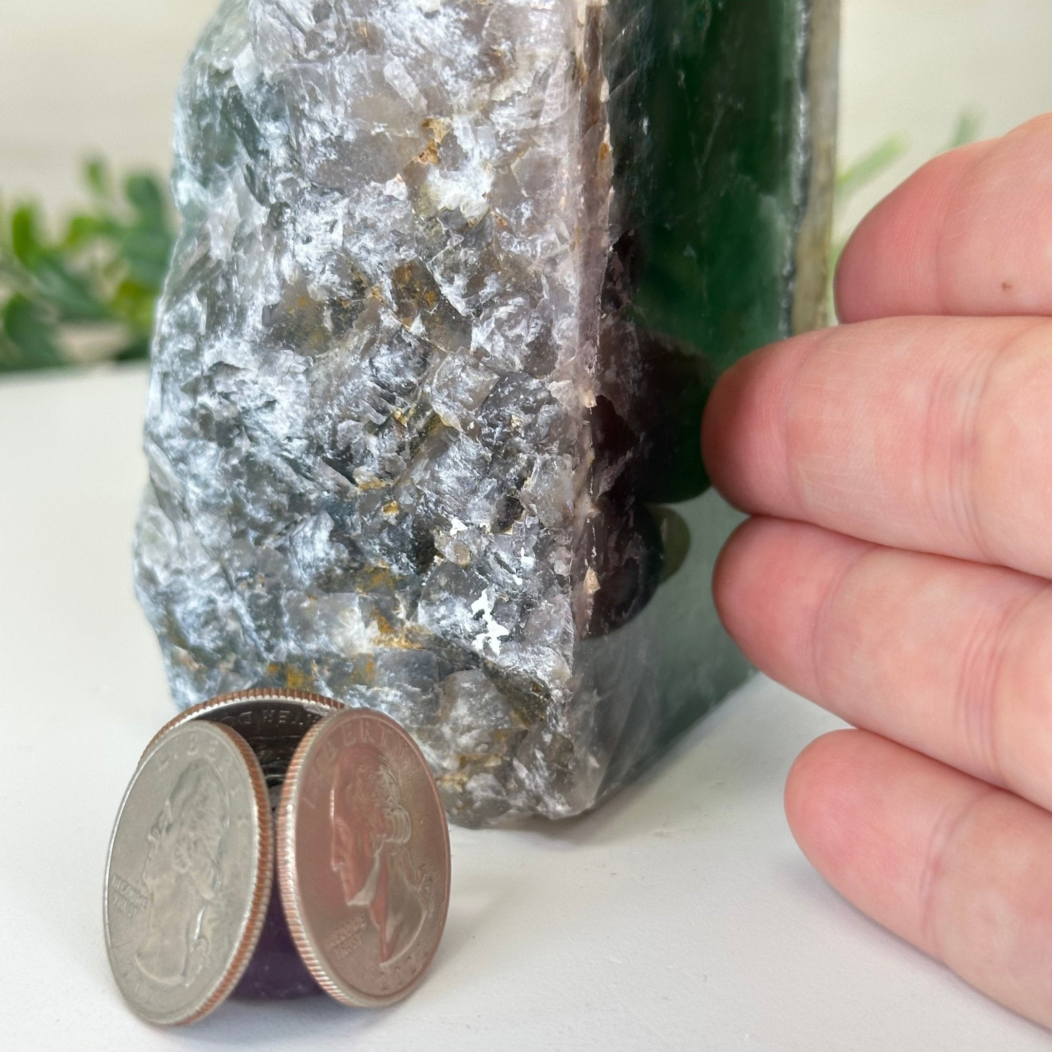 Polished Freeform Fluorite Gemstone, 2.8 lbs & 5.8” Tall #3303FL - 001 - Brazil GemsBrazil GemsPolished Freeform Fluorite Gemstone, 2.8 lbs & 5.8” Tall #3303FL - 001Freeform & Unique Shapes3303FL - 001