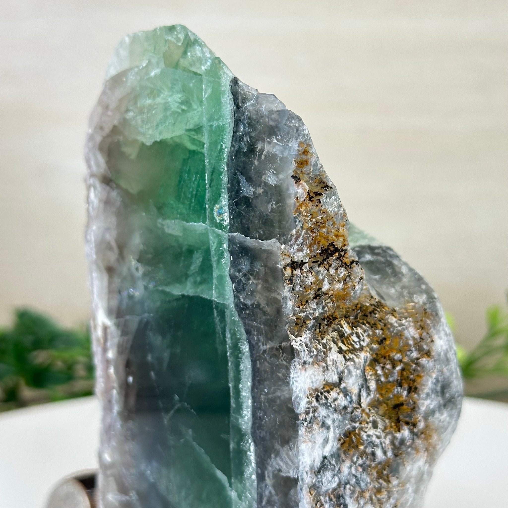 Polished Freeform Fluorite Gemstone, 2.8 lbs & 5.8” Tall #3303FL - 001 - Brazil GemsBrazil GemsPolished Freeform Fluorite Gemstone, 2.8 lbs & 5.8” Tall #3303FL - 001Freeform & Unique Shapes3303FL - 001