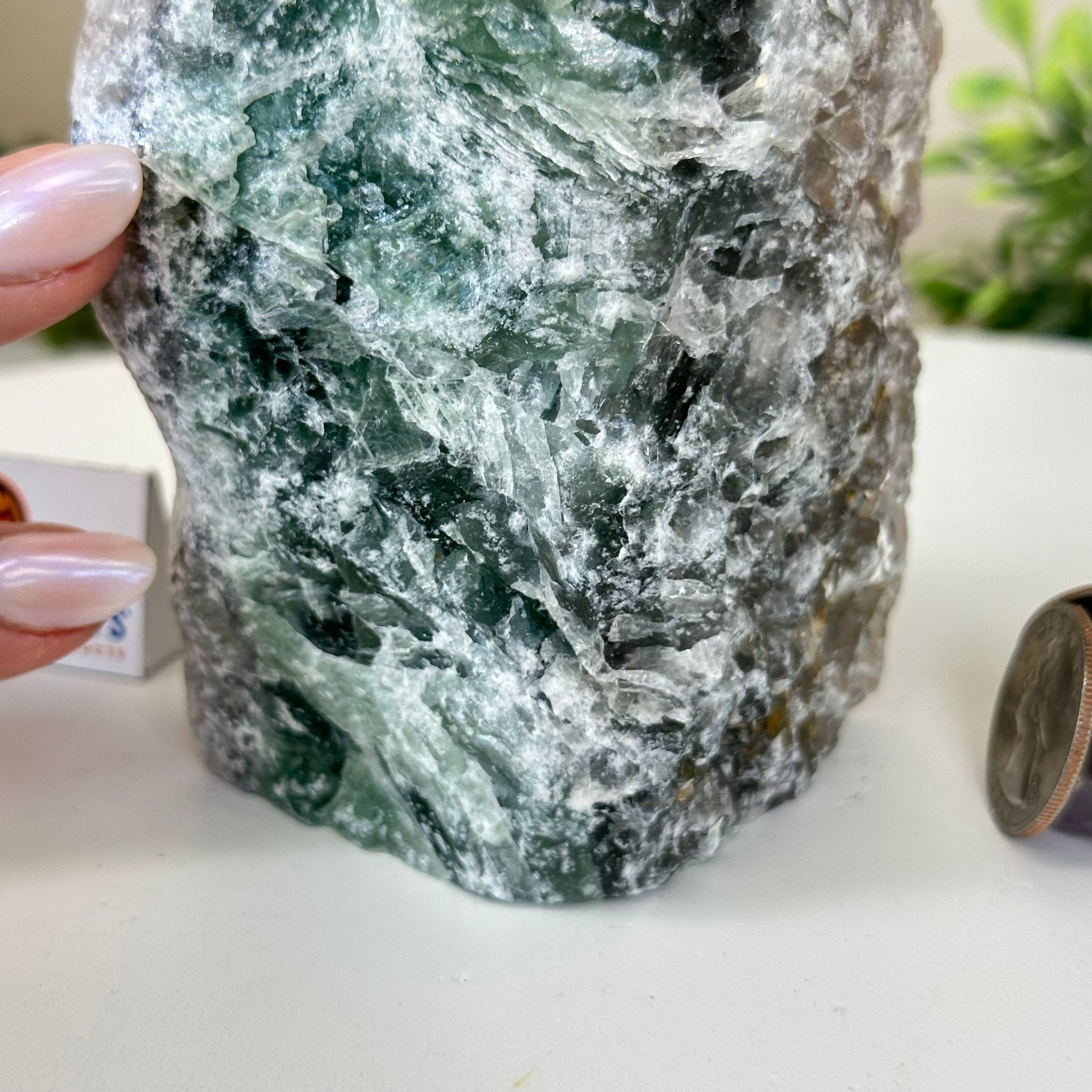 Polished Freeform Fluorite Gemstone, 2.8 lbs & 5.8” Tall #3303FL - 001 - Brazil GemsBrazil GemsPolished Freeform Fluorite Gemstone, 2.8 lbs & 5.8” Tall #3303FL - 001Freeform & Unique Shapes3303FL - 001