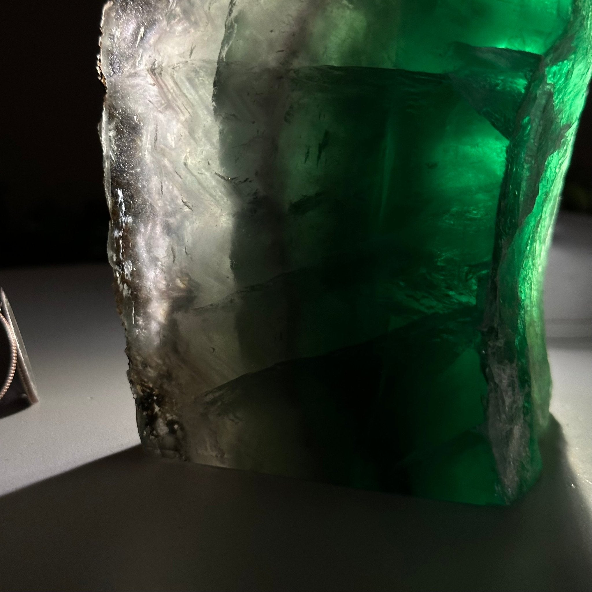Polished Freeform Fluorite Gemstone, 3.1 lbs & 5.9” Tall #3303FL - 002 - Brazil GemsBrazil GemsPolished Freeform Fluorite Gemstone, 3.1 lbs & 5.9” Tall #3303FL - 002Freeform & Unique Shapes3303FL - 002