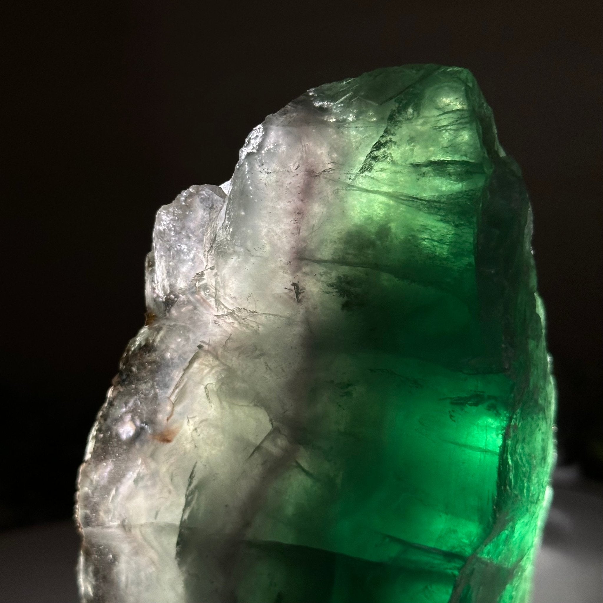 Polished Freeform Fluorite Gemstone, 3.1 lbs & 5.9” Tall #3303FL - 002 - Brazil GemsBrazil GemsPolished Freeform Fluorite Gemstone, 3.1 lbs & 5.9” Tall #3303FL - 002Freeform & Unique Shapes3303FL - 002