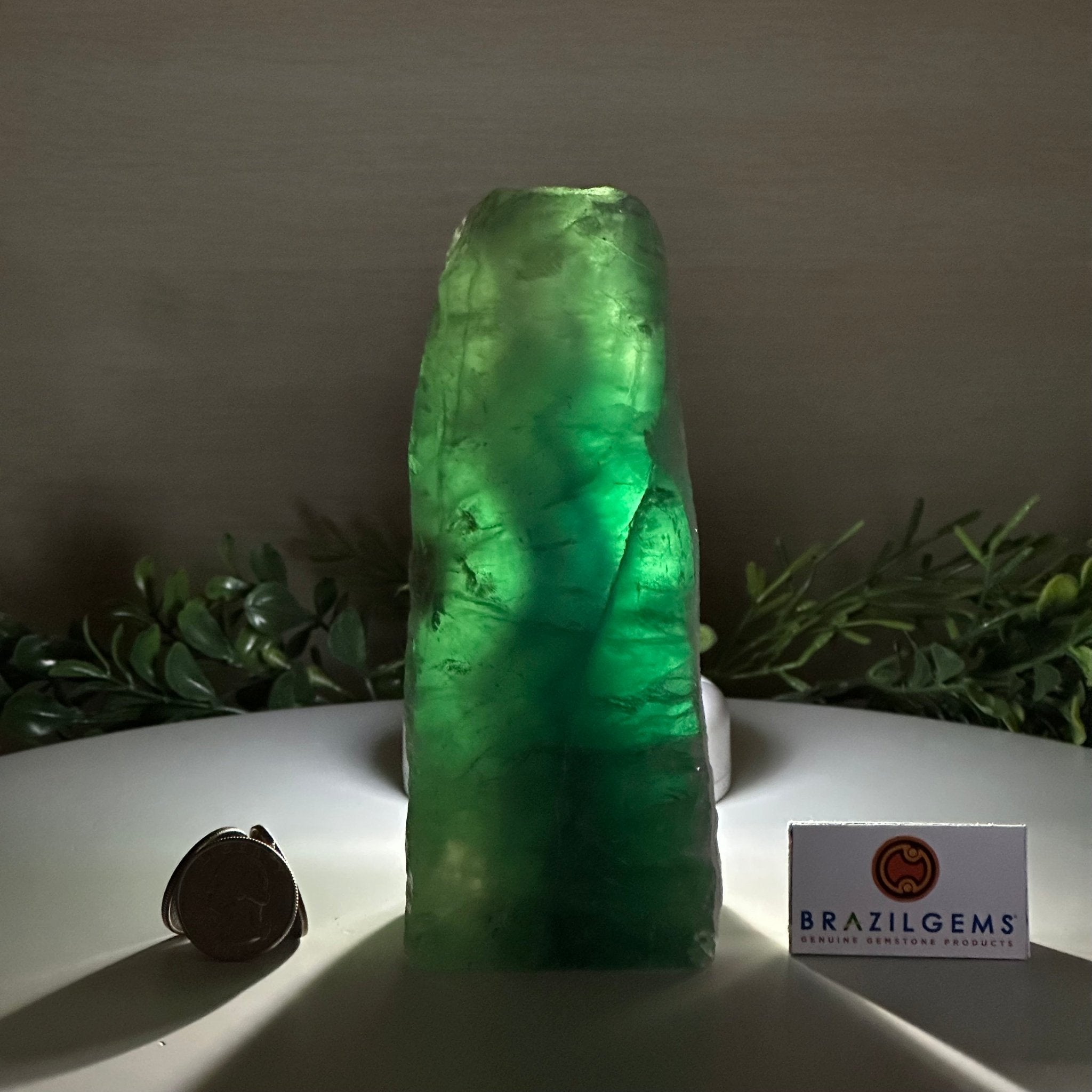 Polished Freeform Fluorite Gemstone, 3.1 lbs & 6.3” Tall #3303FL - 003 - Brazil GemsBrazil GemsPolished Freeform Fluorite Gemstone, 3.1 lbs & 6.3” Tall #3303FL - 003Freeform & Unique Shapes3303FL - 003