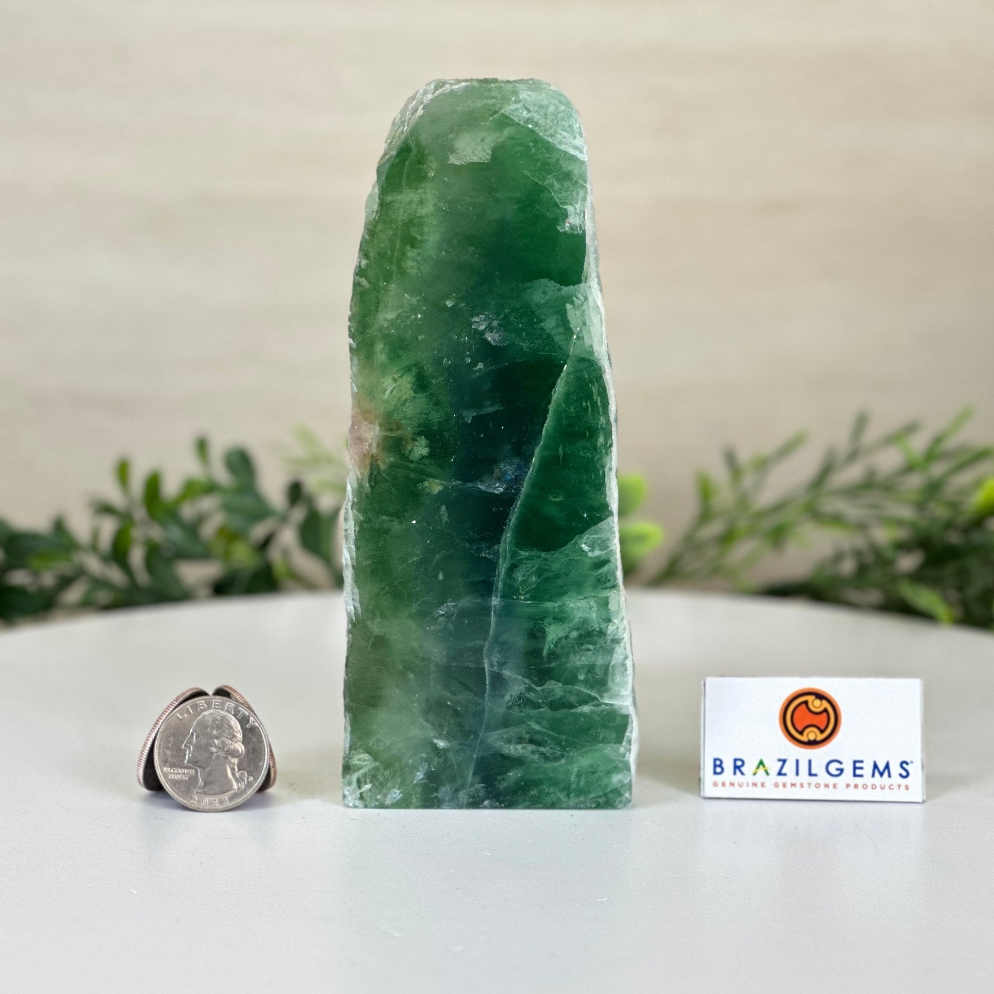 Polished Freeform Fluorite Gemstone, 3.1 lbs & 6.3” Tall #3303FL - 003 - Brazil GemsBrazil GemsPolished Freeform Fluorite Gemstone, 3.1 lbs & 6.3” Tall #3303FL - 003Freeform & Unique Shapes3303FL - 003