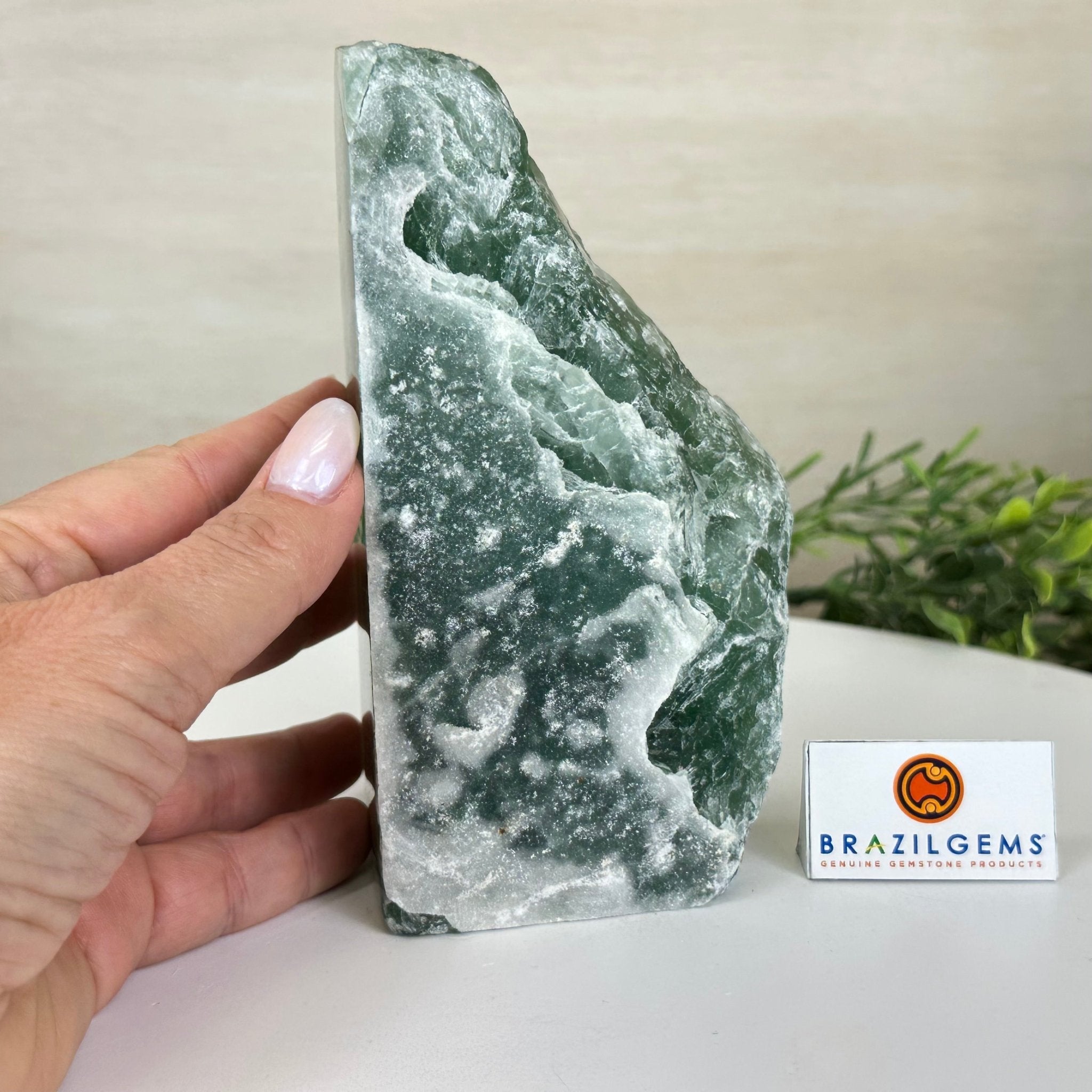 Polished Freeform Fluorite Gemstone, 3.1 lbs & 6.3” Tall #3303FL - 003 - Brazil GemsBrazil GemsPolished Freeform Fluorite Gemstone, 3.1 lbs & 6.3” Tall #3303FL - 003Freeform & Unique Shapes3303FL - 003
