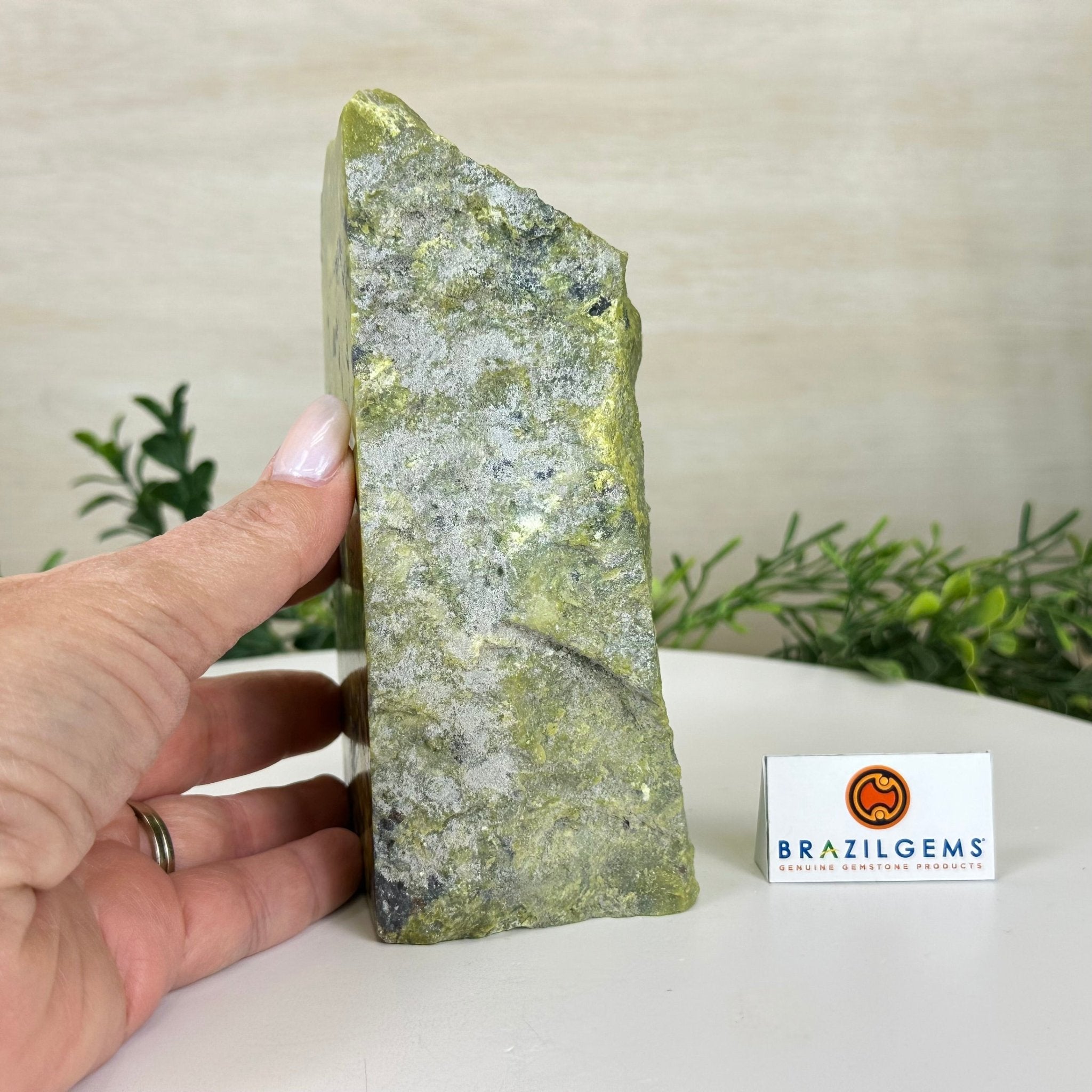 Polished Freeform Fluorite Gemstone, 3.5 lbs & 6.2” Tall #3303SE - 002 - Brazil GemsBrazil GemsPolished Freeform Fluorite Gemstone, 3.5 lbs & 6.2” Tall #3303SE - 002Freeform & Unique Shapes3303SE - 002
