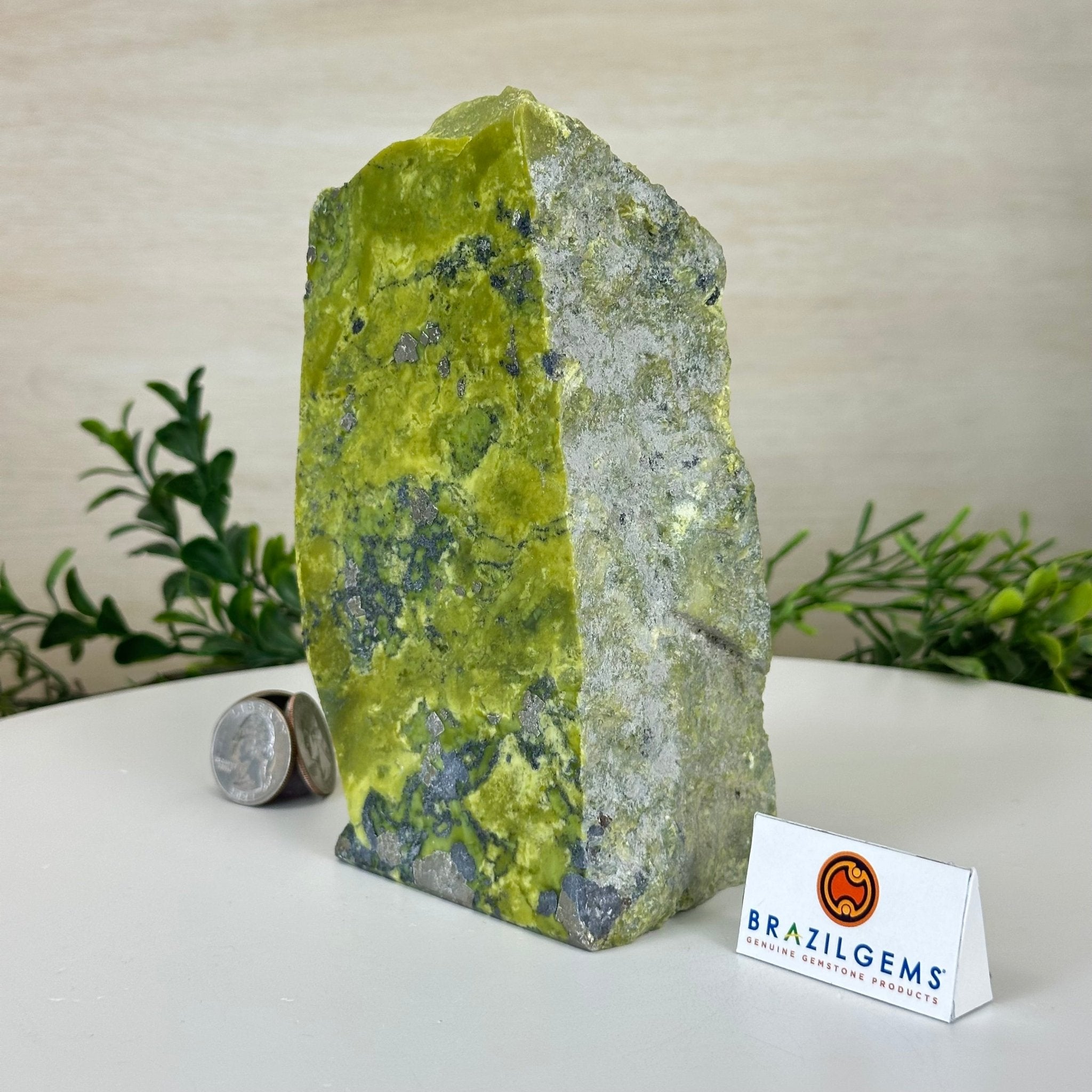 Polished Freeform Fluorite Gemstone, 3.5 lbs & 6.2” Tall #3303SE - 002 - Brazil GemsBrazil GemsPolished Freeform Fluorite Gemstone, 3.5 lbs & 6.2” Tall #3303SE - 002Freeform & Unique Shapes3303SE - 002