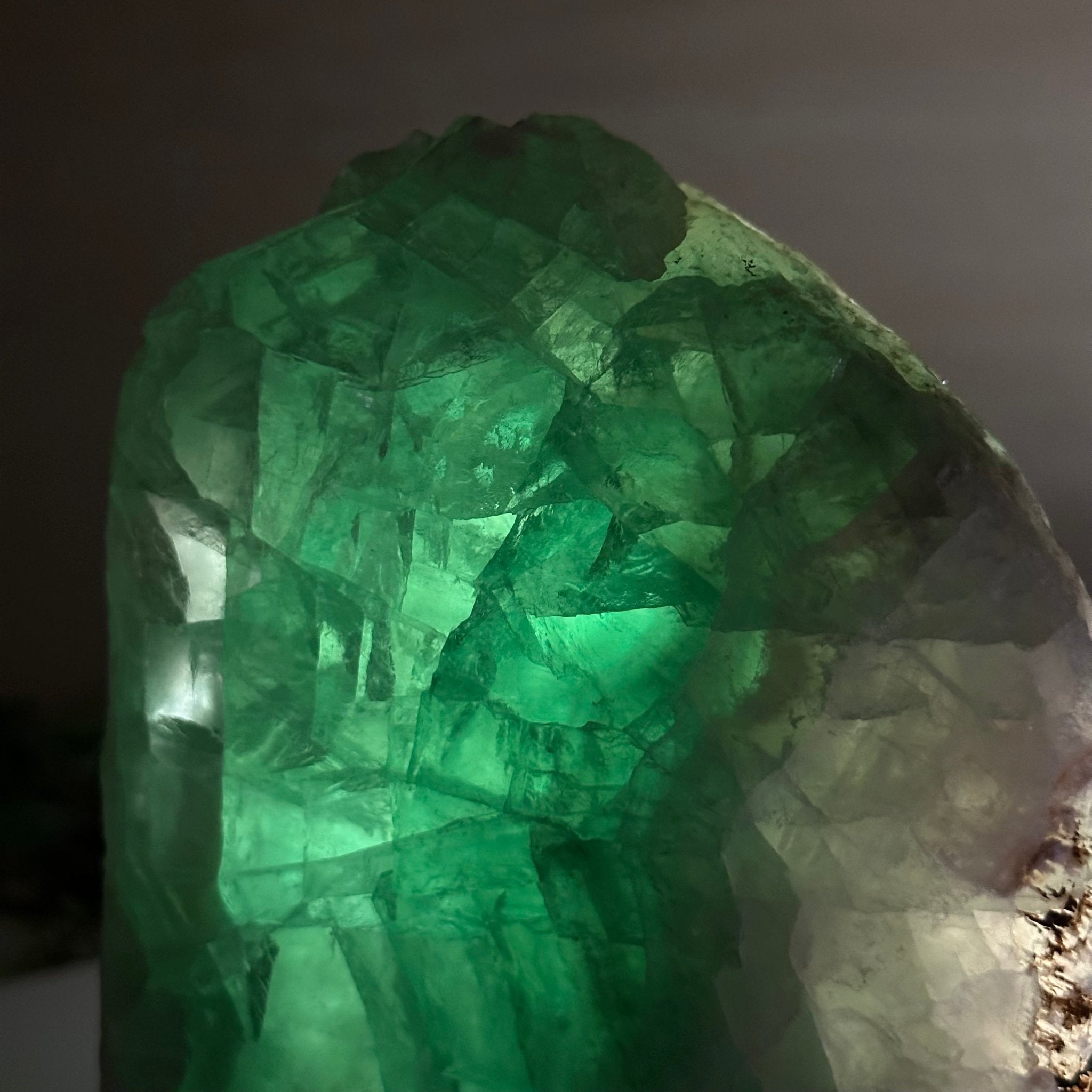 Polished Freeform Fluorite Gemstone, 3.9 lbs & 6” Tall #3303FL - 004 - Brazil GemsBrazil GemsPolished Freeform Fluorite Gemstone, 3.9 lbs & 6” Tall #3303FL - 004Freeform & Unique Shapes3303FL - 004