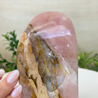 Polished Freeform Hematoid Rose Quartz Gemstone, 2.9 lbs & 6.5” Tall #3301HR - 003 - Brazil GemsBrazil GemsPolished Freeform Hematoid Rose Quartz Gemstone, 2.9 lbs & 6.5” Tall #3301HR - 003Freeform & Unique Shapes3301HR - 003