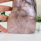 Polished Freeform Hematoid Rose Quartz Gemstone, 6.5 lbs & 8.5” Tall #3301HR - 001 - Brazil GemsBrazil GemsPolished Freeform Hematoid Rose Quartz Gemstone, 6.5 lbs & 8.5” Tall #3301HR - 001Freeform & Unique Shapes3301HR - 001