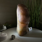 Polished Freeform Hematoid Rose Quartz Gemstone, 6.6 lbs & 8.9” Tall #3301HR - 002 - Brazil GemsBrazil GemsPolished Freeform Hematoid Rose Quartz Gemstone, 6.6 lbs & 8.9” Tall #3301HR - 002Freeform & Unique Shapes3301HR - 002