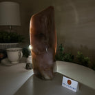 Polished Freeform Hematoid Rose Quartz Gemstone, 6.6 lbs & 8.9” Tall #3301HR - 002 - Brazil GemsBrazil GemsPolished Freeform Hematoid Rose Quartz Gemstone, 6.6 lbs & 8.9” Tall #3301HR - 002Freeform & Unique Shapes3301HR - 002