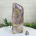 Polished Freeform Hematoid Rose Quartz Gemstone, 6.6 lbs & 8.9” Tall #3301HR - 002 - Brazil GemsBrazil GemsPolished Freeform Hematoid Rose Quartz Gemstone, 6.6 lbs & 8.9” Tall #3301HR - 002Freeform & Unique Shapes3301HR - 002