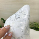 Polished Freeform Howlite Gemstone, 4.4 lbs & 7.1” Tall #3301HW - 001 - Brazil GemsBrazil GemsPolished Freeform Howlite Gemstone, 4.4 lbs & 7.1” Tall #3301HW - 001Freeform & Unique Shapes3301HW - 001