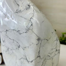Polished Freeform Howlite Gemstone, 4.4 lbs & 7.1” Tall #3301HW - 001 - Brazil GemsBrazil GemsPolished Freeform Howlite Gemstone, 4.4 lbs & 7.1” Tall #3301HW - 001Freeform & Unique Shapes3301HW - 001