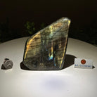 Polished Freeform Labradorite Gemstone, 2.4 lbs & 5.1” Tall #3301LB - 013 - Brazil GemsBrazil GemsPolished Freeform Labradorite Gemstone, 2.4 lbs & 5.1” Tall #3301LB - 013Freeform & Unique Shapes3301LB - 013