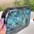 Polished Freeform Labradorite Gemstone, 2.5 lbs & 4.25” Tall #3301LB - 016 - Brazil GemsBrazil GemsPolished Freeform Labradorite Gemstone, 2.5 lbs & 4.25” Tall #3301LB - 016Freeform & Unique Shapes3301LB - 016