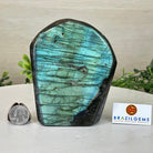 Polished Freeform Labradorite Gemstone, 2.5 lbs & 5” Tall #3301LB - 020 - Brazil GemsBrazil GemsPolished Freeform Labradorite Gemstone, 2.5 lbs & 5” Tall #3301LB - 020Freeform & Unique Shapes3301LB - 020