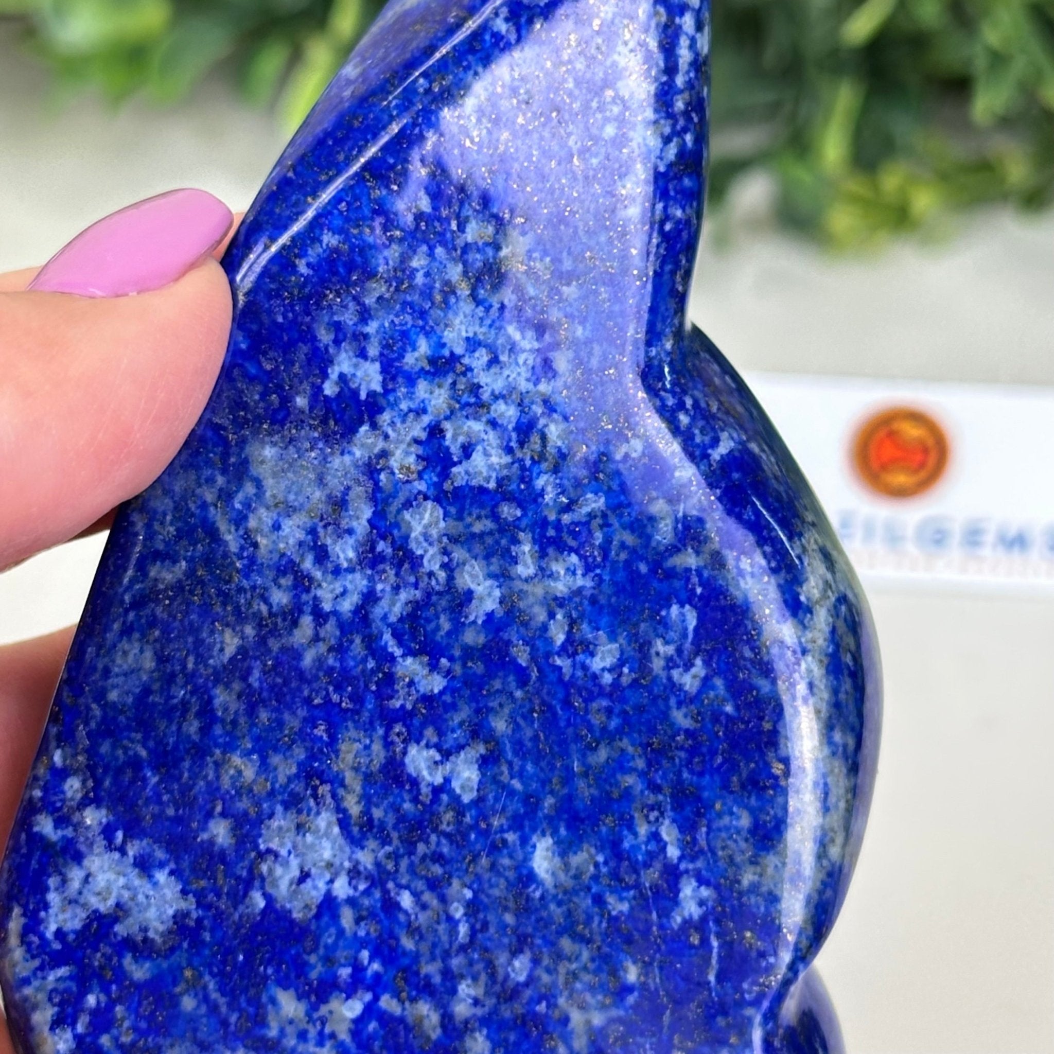 Polished Freeform Lapis Lazuli Palm Stone 3488LL - 019 - Brazil GemsBrazil GemsPolished Freeform Lapis Lazuli Palm Stone 3488LL - 019Freeform & Unique Shapes3488LL - 019