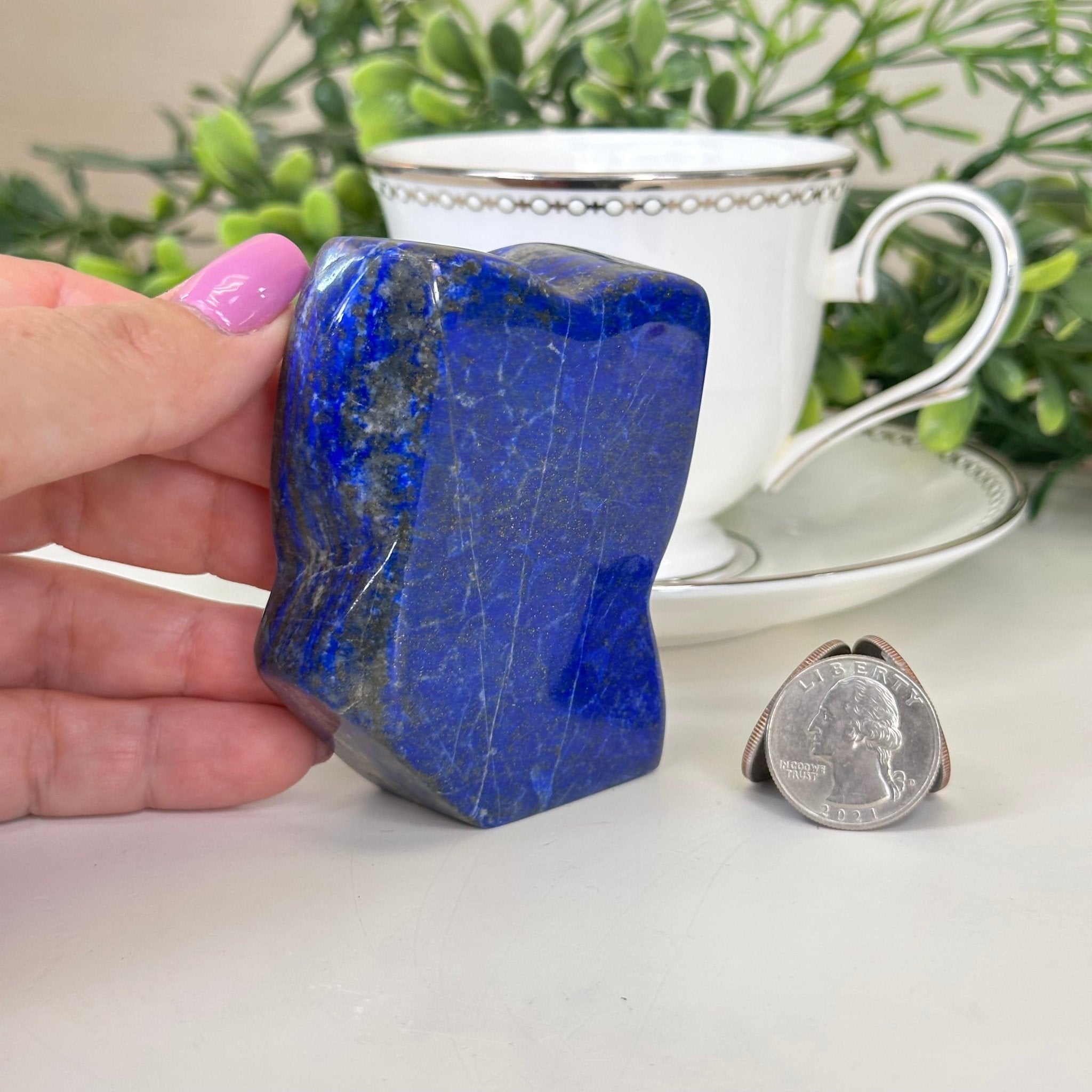 Polished Freeform Lapis Lazuli Palm Stone 3488LL - 025 - Brazil GemsBrazil GemsPolished Freeform Lapis Lazuli Palm Stone 3488LL - 025Freeform & Unique Shapes3488LL - 025