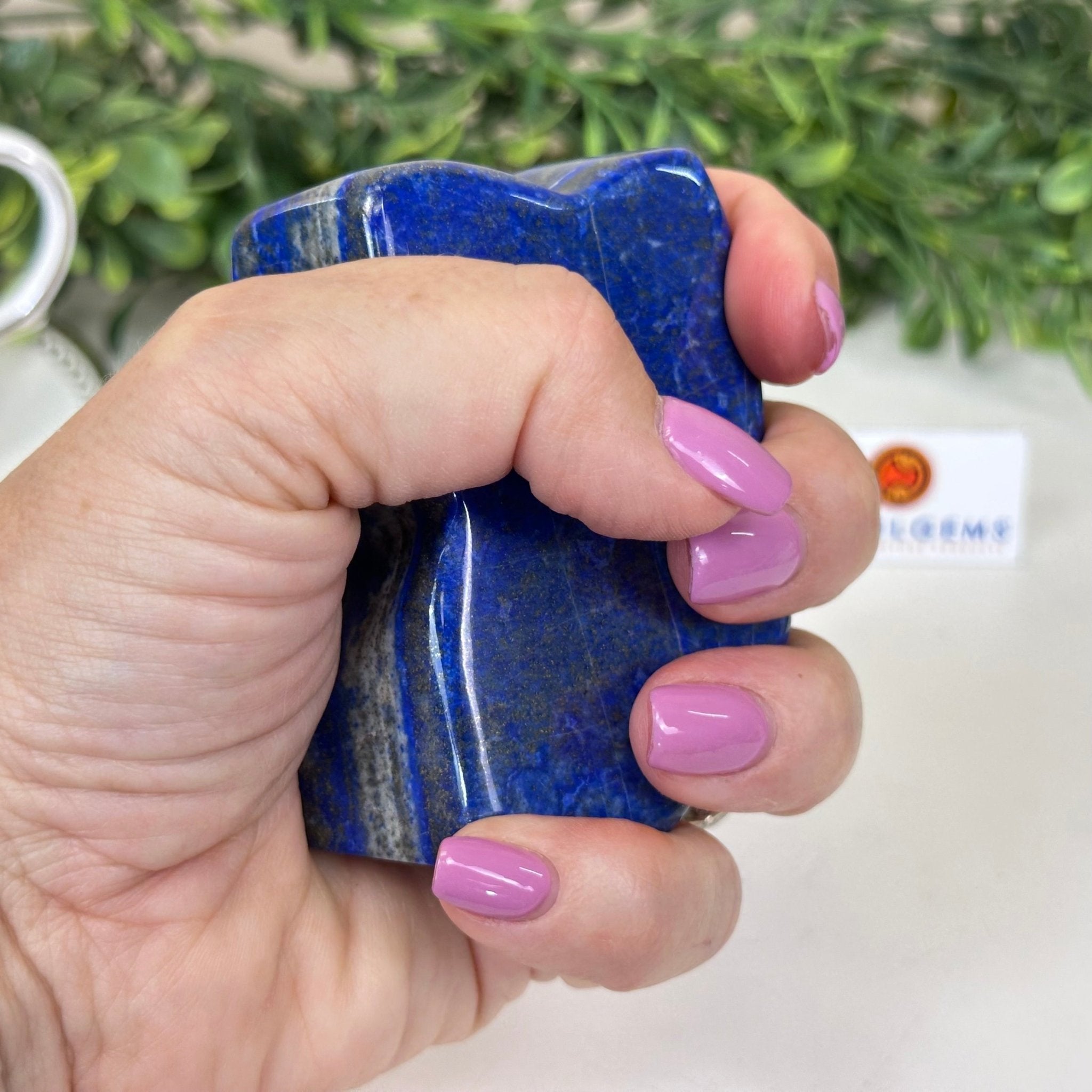 Polished Freeform Lapis Lazuli Palm Stone 3488LL - 025 - Brazil GemsBrazil GemsPolished Freeform Lapis Lazuli Palm Stone 3488LL - 025Freeform & Unique Shapes3488LL - 025