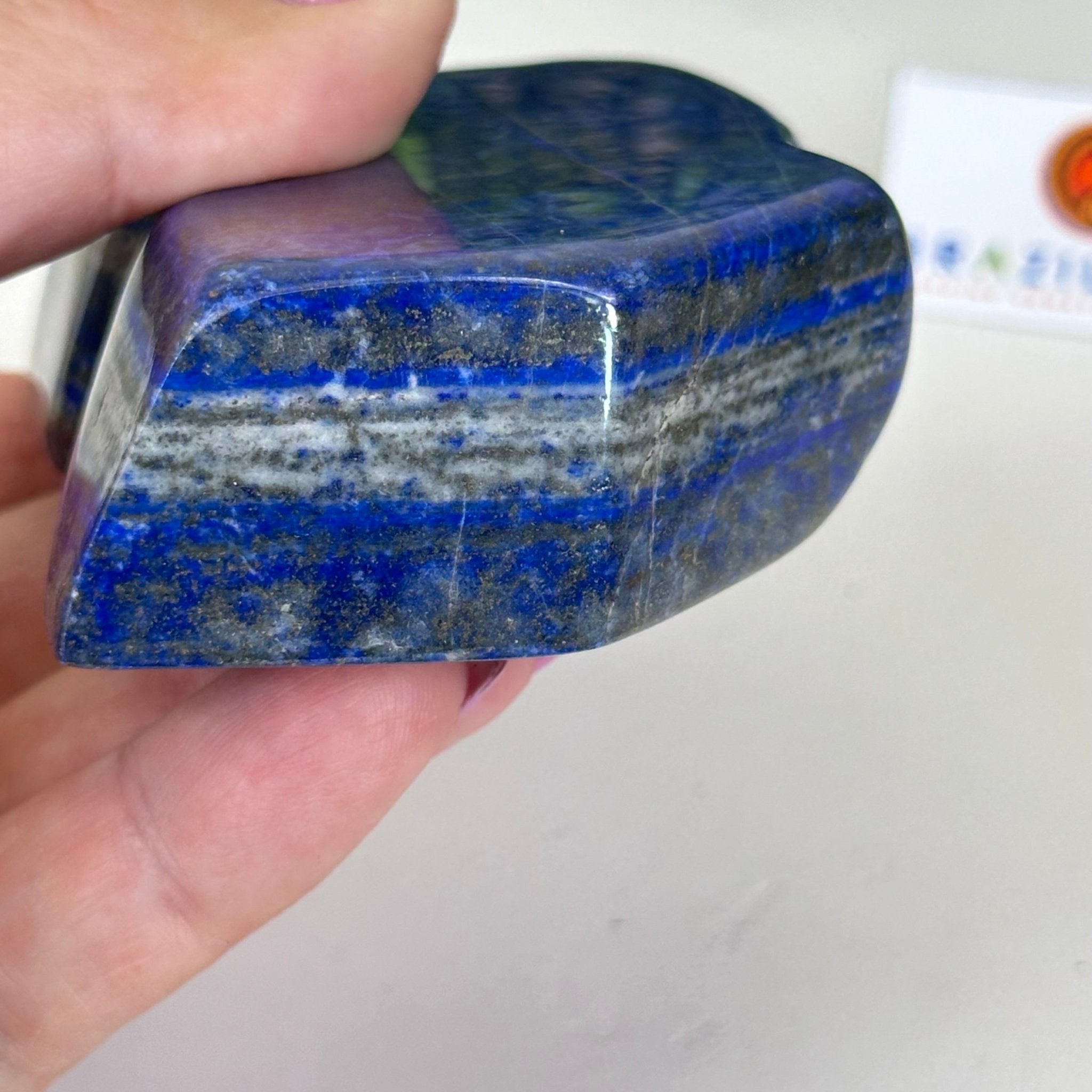 Polished Freeform Lapis Lazuli Palm Stone 3488LL - 025 - Brazil GemsBrazil GemsPolished Freeform Lapis Lazuli Palm Stone 3488LL - 025Freeform & Unique Shapes3488LL - 025