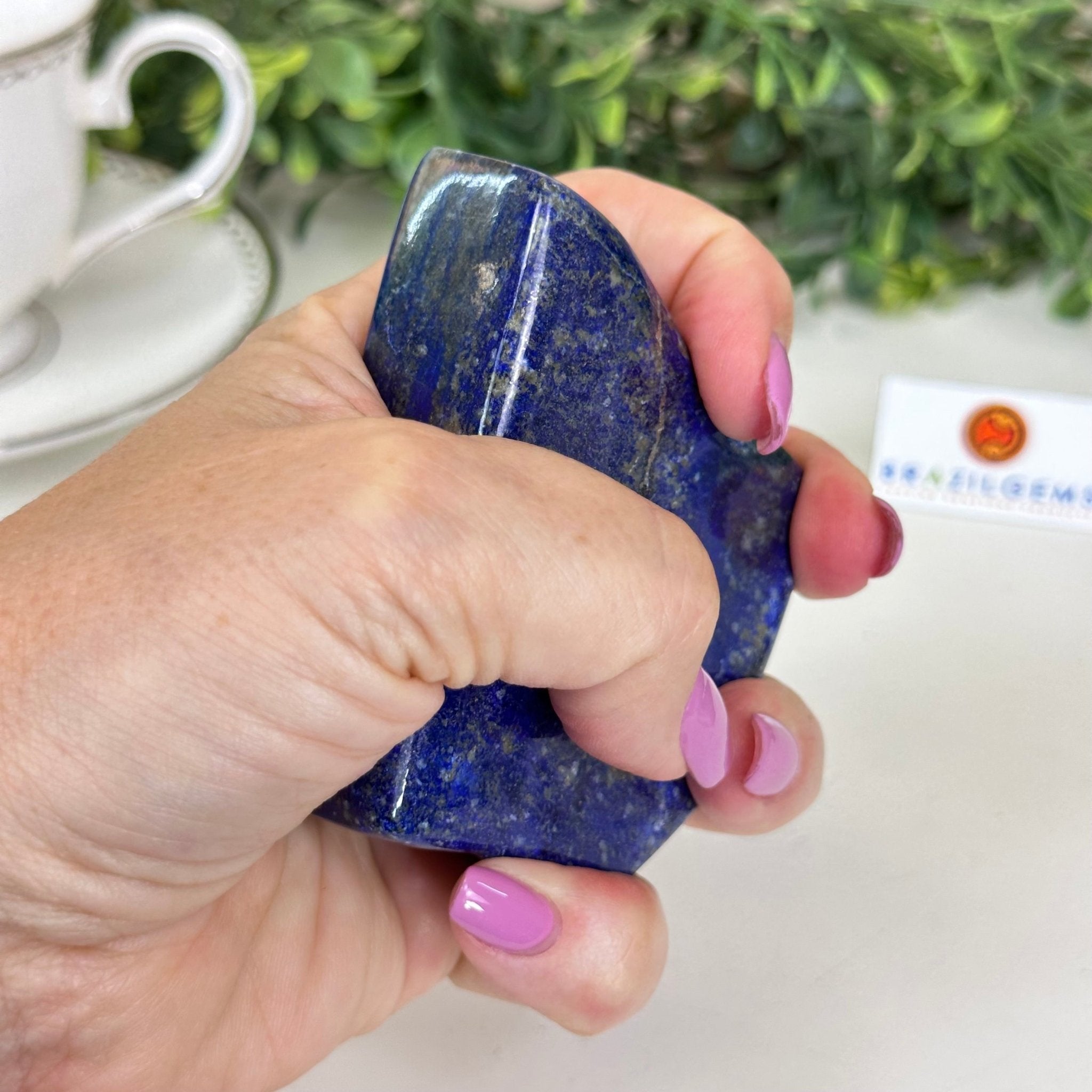 Polished Freeform Lapis Lazuli Palm Stone 3488LL - 027 - Brazil GemsBrazil GemsPolished Freeform Lapis Lazuli Palm Stone 3488LL - 027Freeform & Unique Shapes3488LL - 027