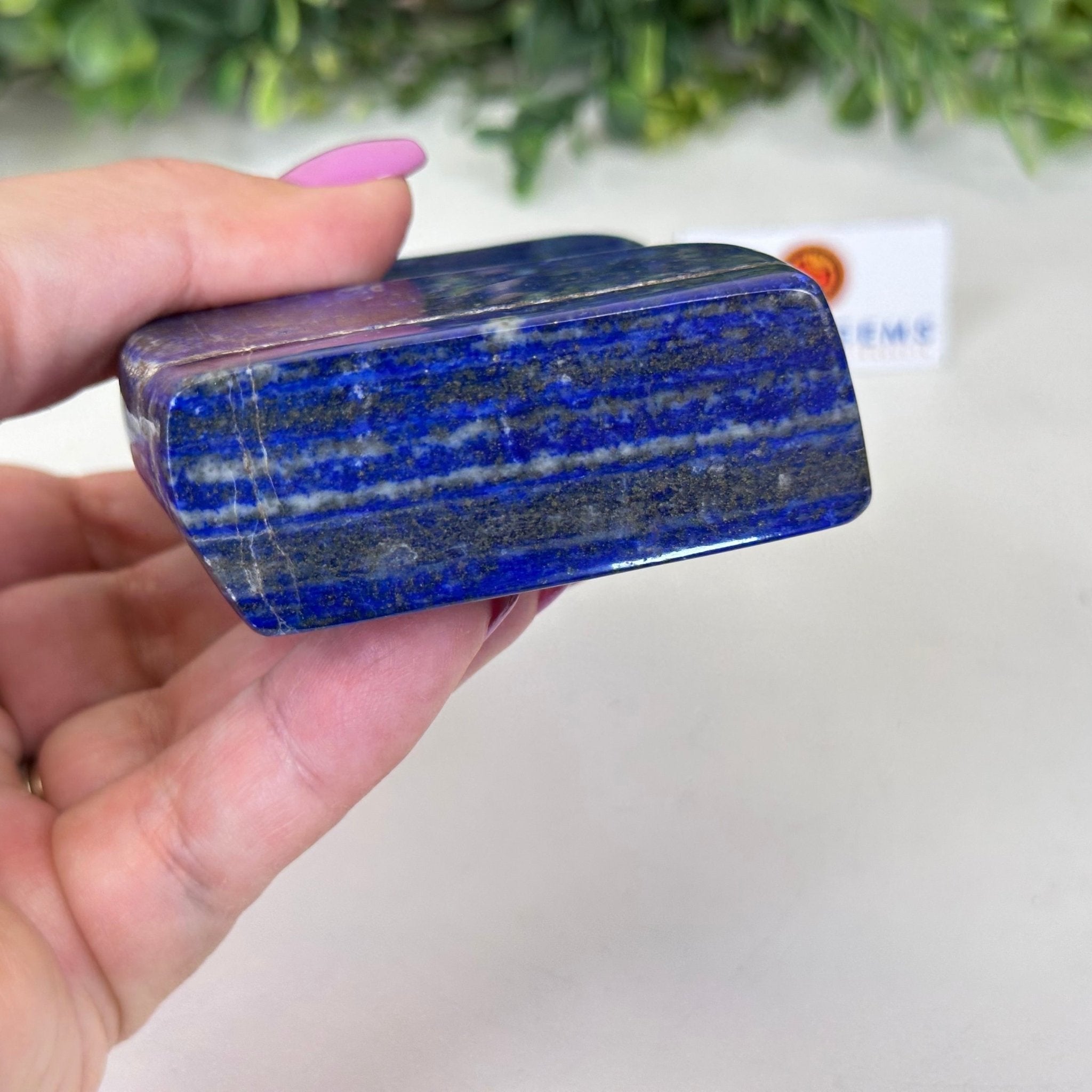 Polished Freeform Lapis Lazuli Palm Stone 3488LL - 029 - Brazil GemsBrazil GemsPolished Freeform Lapis Lazuli Palm Stone 3488LL - 029Freeform & Unique Shapes3488LL - 029
