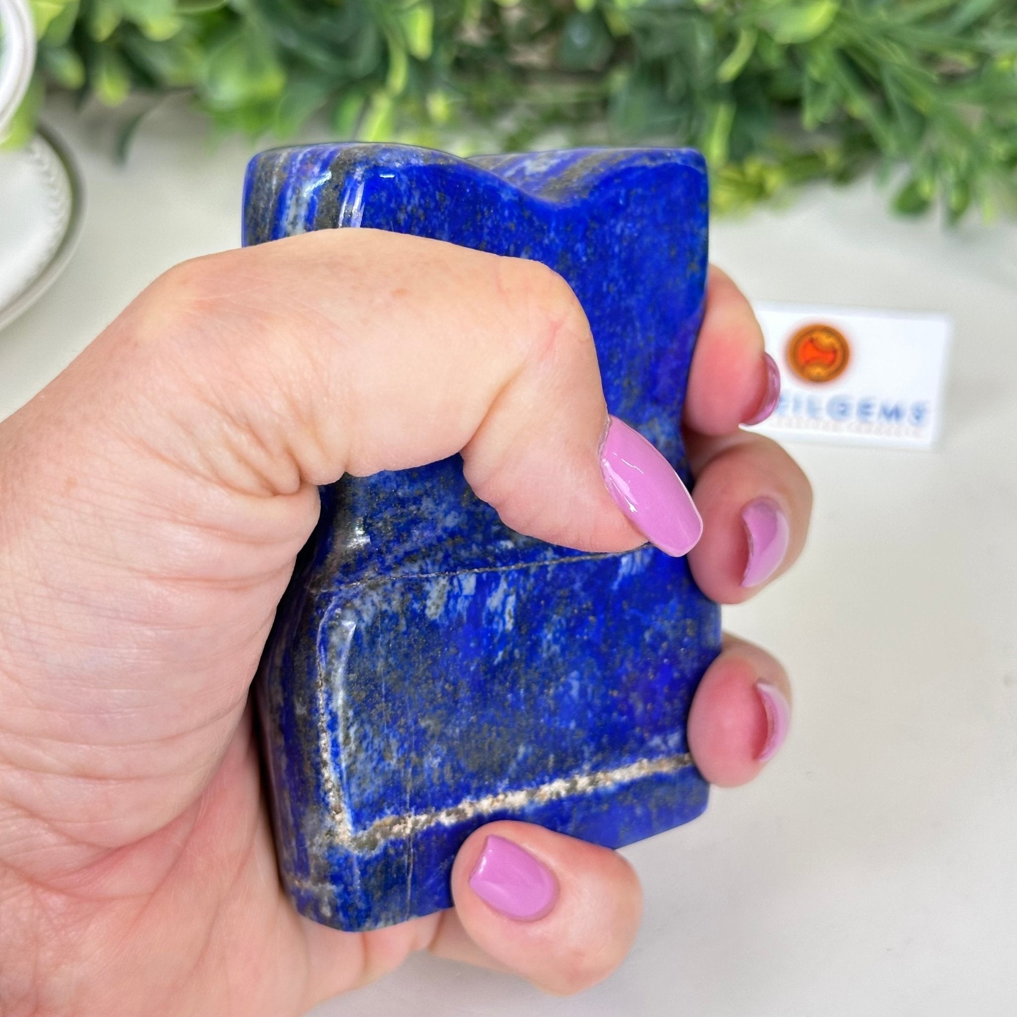 Polished Freeform Lapis Lazuli Palm Stone 3488LL - 029 - Brazil GemsBrazil GemsPolished Freeform Lapis Lazuli Palm Stone 3488LL - 029Freeform & Unique Shapes3488LL - 029