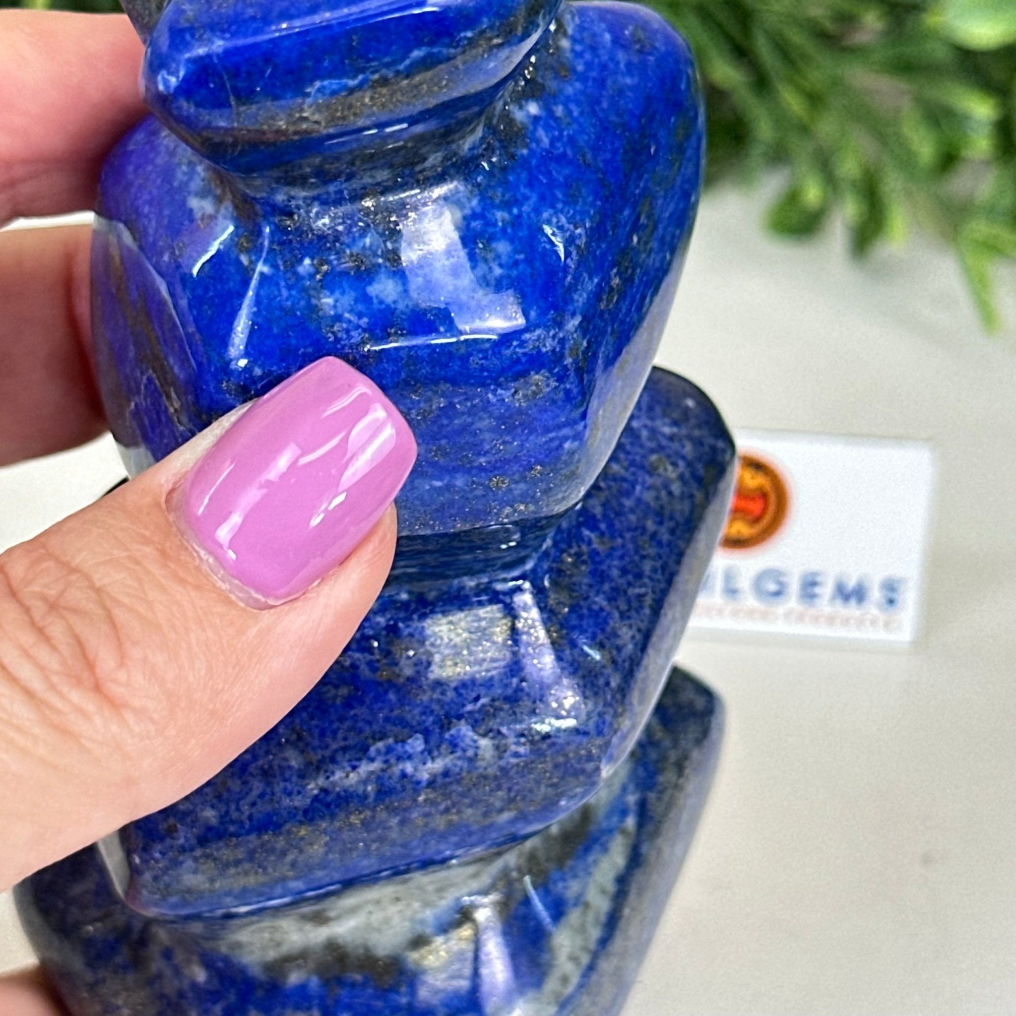 Polished Freeform Lapis Lazuli Palm Stone 3488LL - 033 - Brazil GemsBrazil GemsPolished Freeform Lapis Lazuli Palm Stone 3488LL - 033Freeform & Unique Shapes3488LL - 033