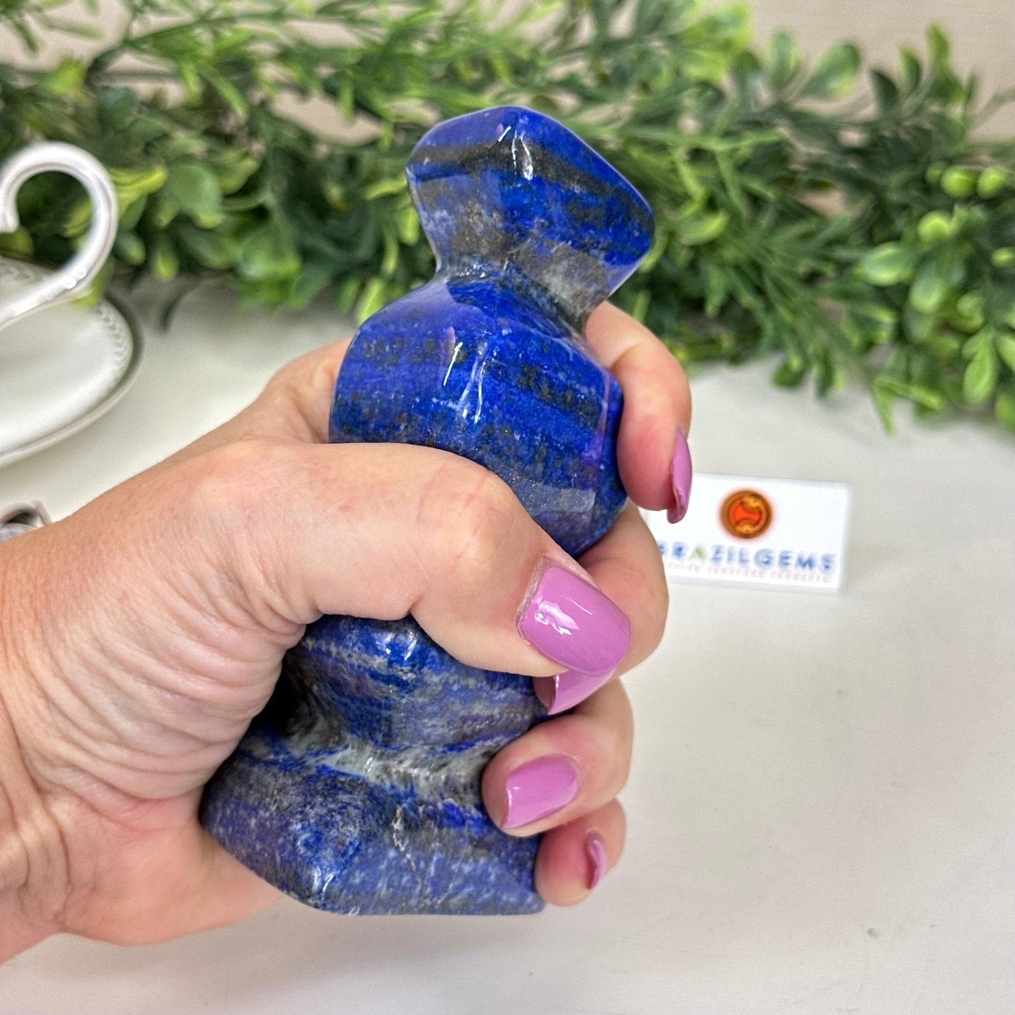 Polished Freeform Lapis Lazuli Palm Stone 3488LL - 033 - Brazil GemsBrazil GemsPolished Freeform Lapis Lazuli Palm Stone 3488LL - 033Freeform & Unique Shapes3488LL - 033